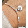 BRACELET PERLES ARG MARGUERITE