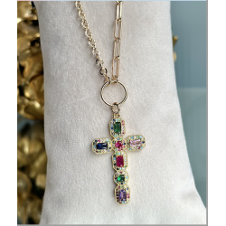 COLLIER PO CROIX MULTI