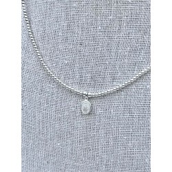 Collier pendentif mini vierge en argent 925