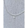 Collier pendentif mini vierge en argent 925