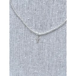 Collier pendentif croix en argent 925